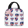 Colo Colo Insignias Insulated Lunch Bag for Women Children Portable Food Boxes Thermal Lunch Box Tote