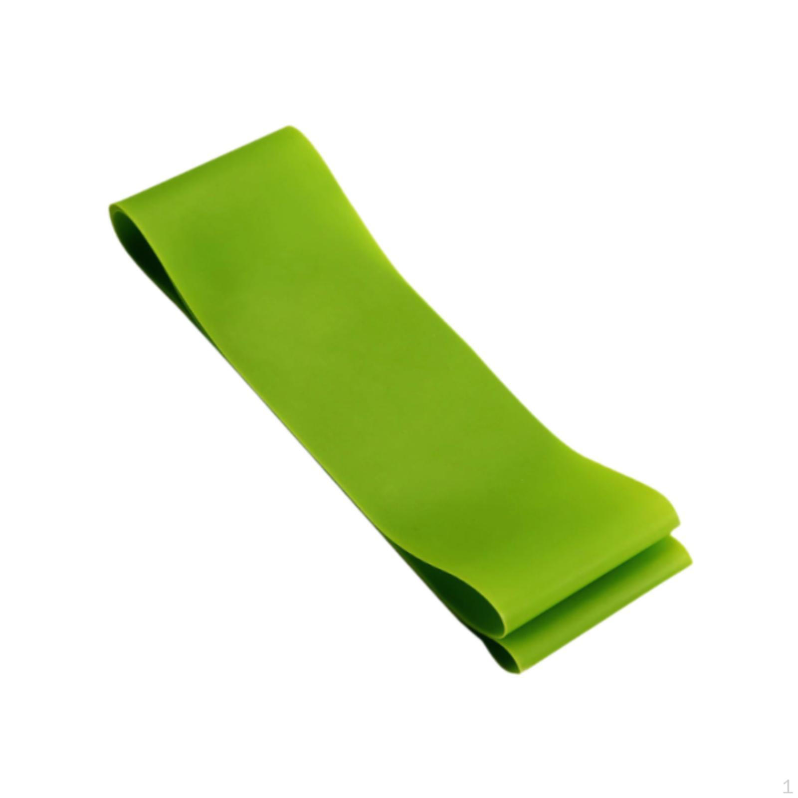 Elastic Resistance Band for Exercise, Leg, Arm, And Abdominal Training Band, Soft TPE Material, зелёный