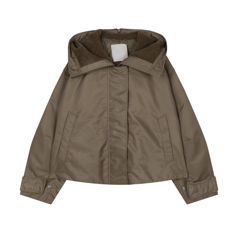 JNBY Women's Hooded Duck Down Puffer Jacket