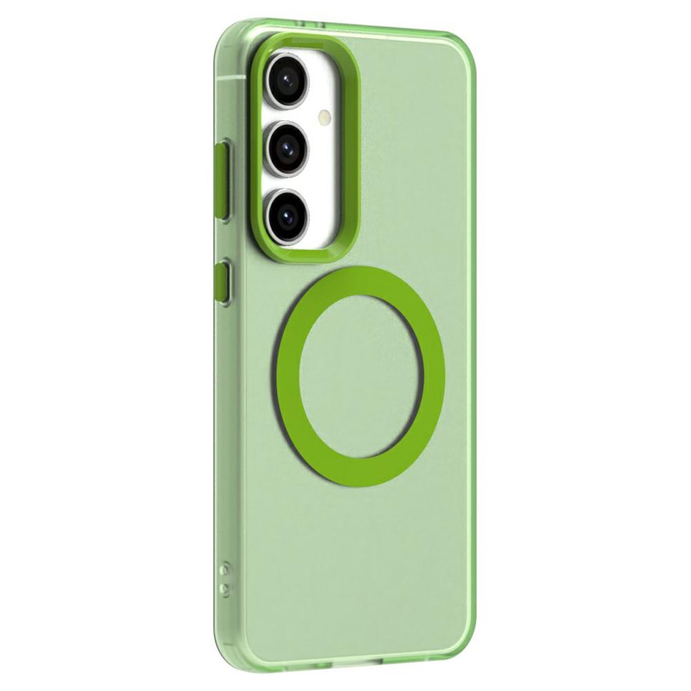 Candy Series For Samsung Galaxy S25+/S24+ Case Compatible with MagSafe PC+TPU+PET Anti-Drop Phone Cover