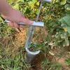 Handheld Garden Barrel Transplanter Stainless Steel Digging Seedlings Artifact Agricultural Puncher Planting In Greenhouse