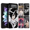 Bungo Stray Dogs Dazai Cover Phone Case For Samsung Galaxy Z Flip 7 6 5 4 3 5G Flip7 Flip6 Flip5 Flip4 Flip3 Black Fundas Shell