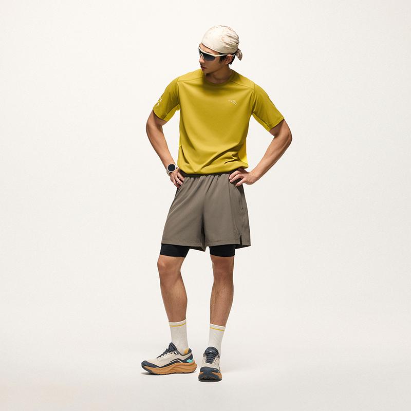 Anta Cycling Fitness Running Pocket Zipper Multi-Functional Loose Quick-Dry Lightweight Breathable Woven Five-Point Shorts Men shorts 952625501-1