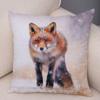 Cute Wild Fox Pillowcase Office Living Room Car Ornaments Home Pillowcase