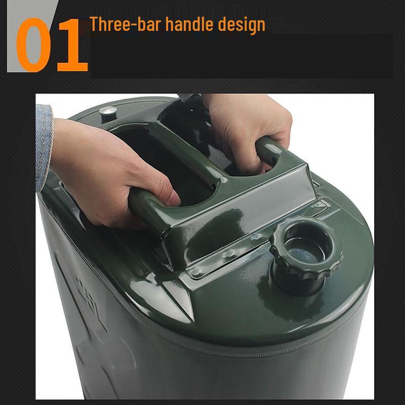 WEZHO 15L Metal Fuel Jerry Can