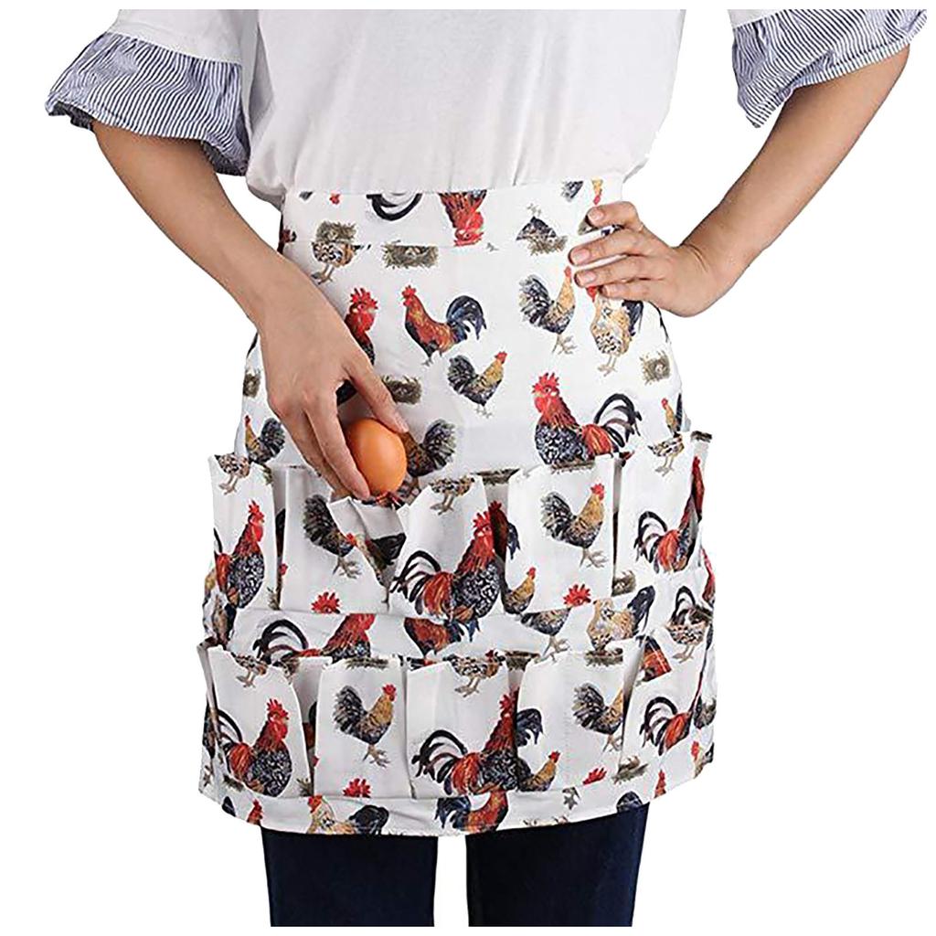 Apron  Eggs Gathering Apron 12 Deep Pockets Hold Chicken Farmerhouse Farm