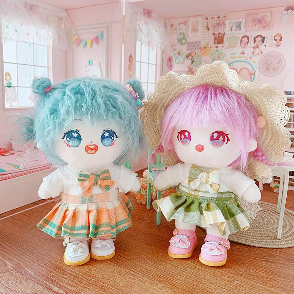 Niannyyhouse 20cm Doll Shoes - Stuffed Animal Shoes 2 - Cotton Doll Shoes - 2-Piece Set - Princess Shoes - Dress-Up Doll Baby Shoes