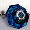 1 PC Automatic Folding Umbrella - Club Brugge KV Custom Name Pattern, Portable & Foldable Design with 8 Ribs, Christmas Birthday Gifts