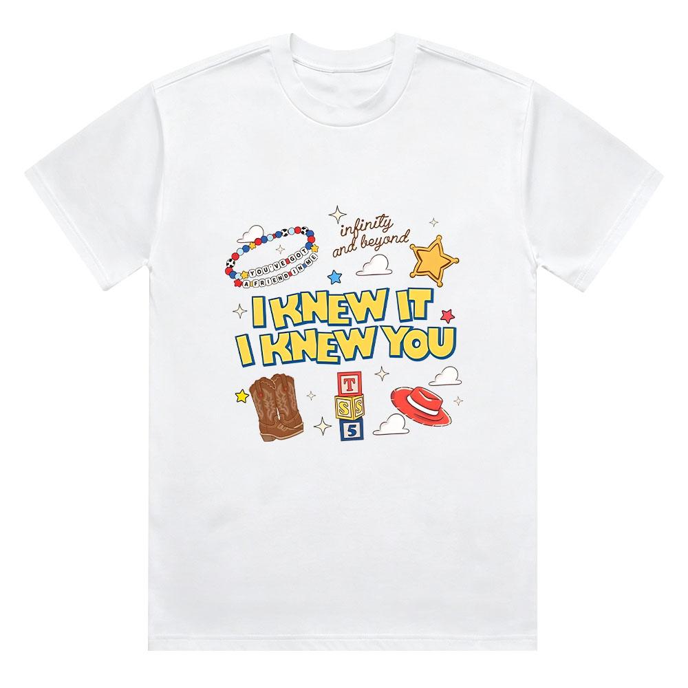 I Knew It I Knew You Cute TS Story Graphic T SHIRTS Gift for Music Fan Tee Toy Friends Shirt Cotton Unisex Comfortable Clothing