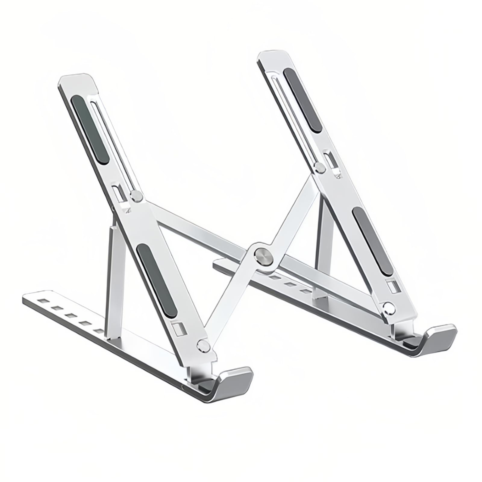 

VivaViva Регулируемая подставка для ноутбука для лекций Улучшает Удобство Алюминиевый сплав Включает Хранение Серебристая Подставка, Угол, Складная, Нескользящая, Столы, Поза,