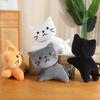 Cute Cat Plush Toy Soft kittens 4 colors Orange Cat Toys Lying Cat Toy Soft Stuffed Animals Toys Gifts for Kids Birthday Gifts