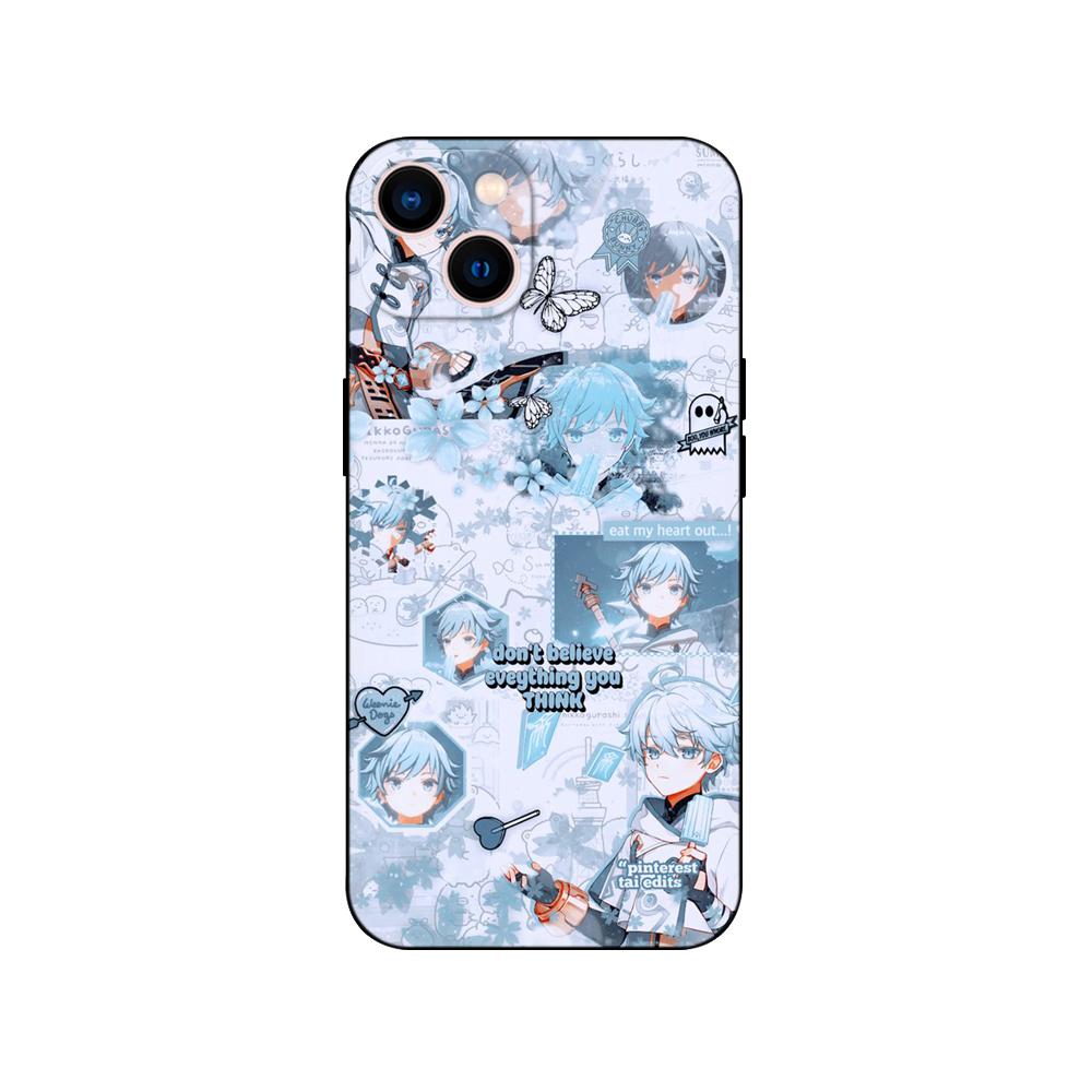 

Черный чехол TPU для Samsung Galaxy A03 Core A03S A13 A23 LTE A33 A53 A73 4G 5G Genshin Impact Anime Samsung A73 5G