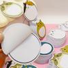 5Pcs Cats Shape Designs Stick Note Pad Selves Sticking Memo Pad Stick Pad Stick Notes Pad Selves-Adhesive Notepads Set