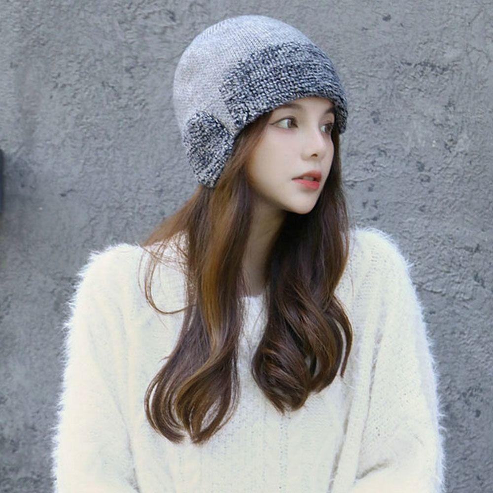 Cycling Ski Warm With Earmuff Knitted Cap Earmuffs Hat Ear Cover Cap Ear Protector Hat