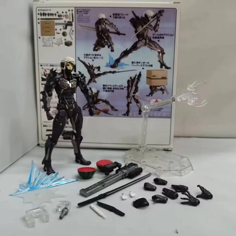 Metal Gear Rising: Revengeance Raiden Articulated Action Figures PVC brinquedos Toys