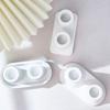 Silikonform für zwei Kerzenständer, Gipsform, Lippenstifthalter, Tablettform für DIY-Schmuckaufbewahrung, Heimdeko