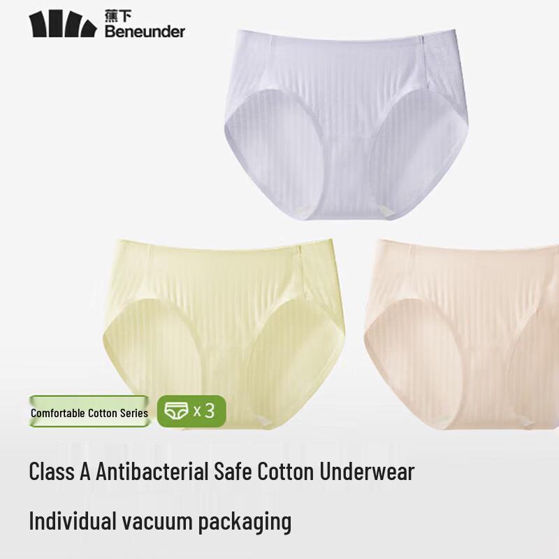 

Beneath the Banana Women s Antibacterial Cotton Underwear 3-Pack S