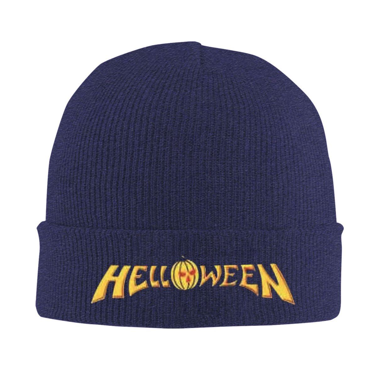 

Helloween Rock Band Warm Knitted Cap Winter Knit Bonnet Hat Skullies Beanies Hip Hop Caps for Unisex One Size
