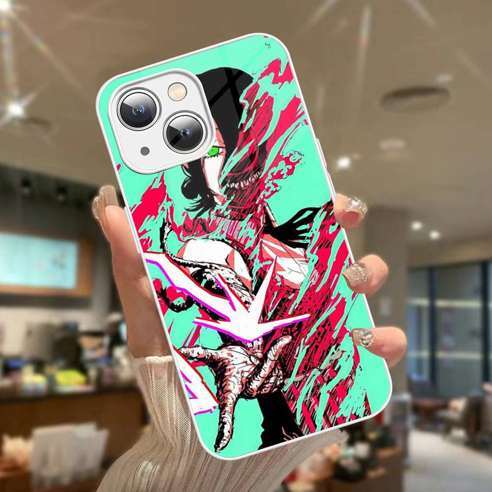Anime C-Chainsaw Man Tempered Glass For Iphone 14 13 12 11 Pro Mini XS MAX 14Plus X XS XR Cover