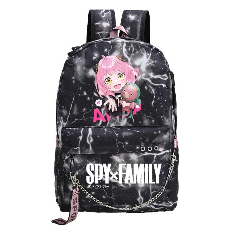 Spy playhouse anime periphery Ania backpack durable schoolbag girl cute schoolbag two-dimensional backpack