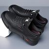 Fashion New British Style Men Casual Leather Walking Shoes Stylish Breathable Comfortable Leather Sport Shoes Antiskid Outdoor Sneakers