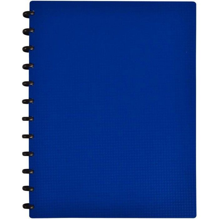 Protège-documents - Oxford - VARIOZIP - Rechargeable - 60 Vues - Couverture Bleue En Polypropylène