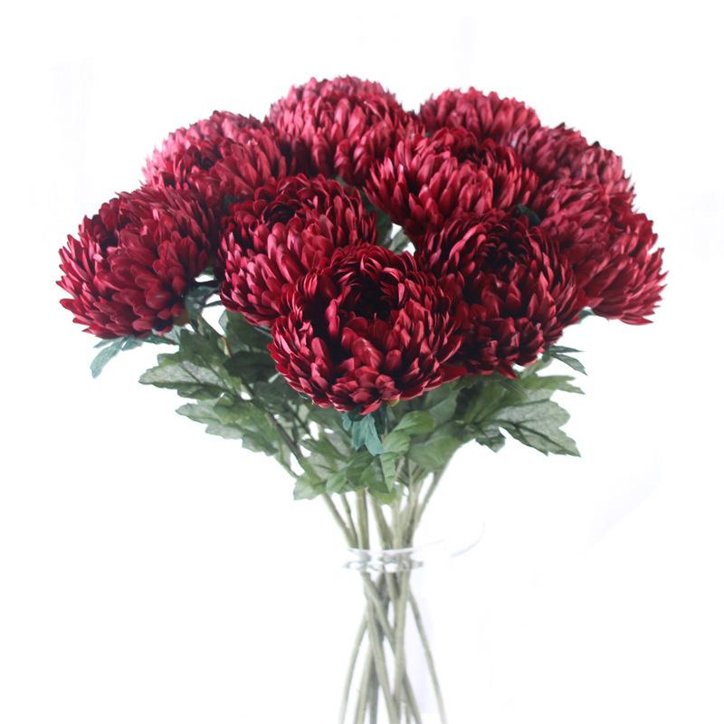 58cm Big Marigolds Chrysanthemum Artificial Flowers Silk Summer Home DIY Wedding Flores Decor