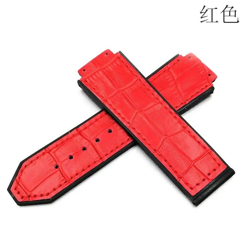 26mm*19mm skinnklokkeremspenne 22mm for HUBLOT Big Bang Series Silikonklokke Armbåndsurtilbehør