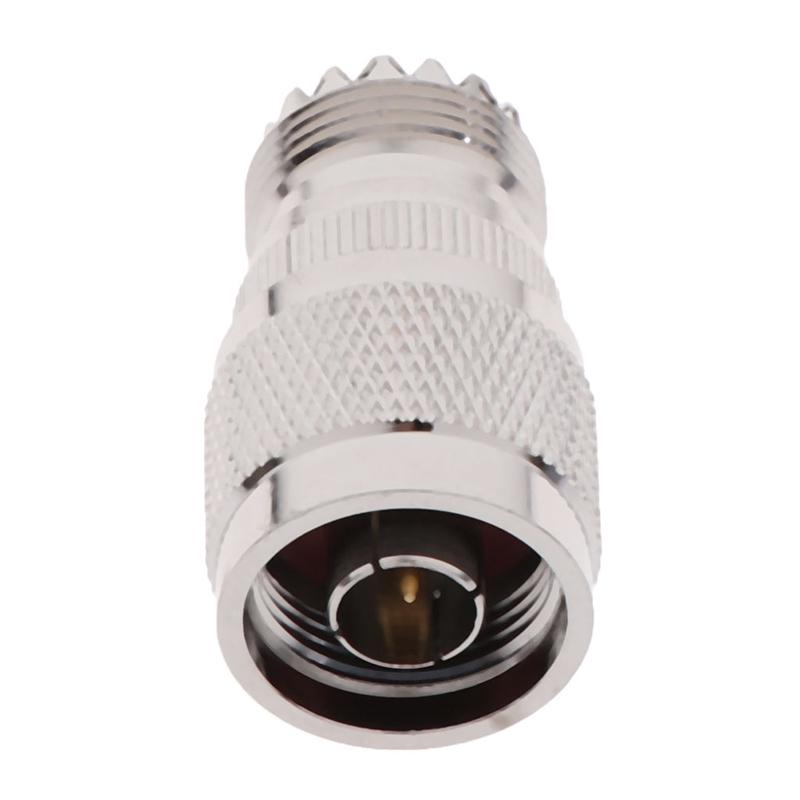 1ks adaptér pro koaxiální kabel typu N, samec na UHF SO-239, samice, rovný, RF, 5V, 12V, 220V ...