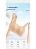 Women's No-Wire Support Bra: Comfortable, Side-Smoothing, Anti-Sagging, Thin Style with Wide Straps