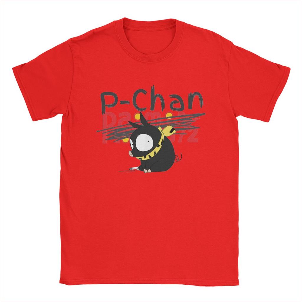 P-Chan Ranma 1/2 Logo T-Shirts Men Funny Pure Cotton Tees O Neck Short Sleeve T Shirt Printed Tops