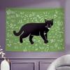 Cute Cat Cartoon Decorative Tapestry Home Wall Living Room Office Decorative Tapestry