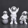 3pcs/set Astronaut Model Nordic Style Car Decorations Figure Statue Spaceman Desktop Decor Kids Birthday Gifts Home Decoration