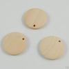 100 Pieces of Wooden Discs Round Circles with Hanging