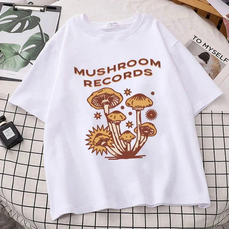 Tričko Retro Trippy Mushroom Cute T Shirts
