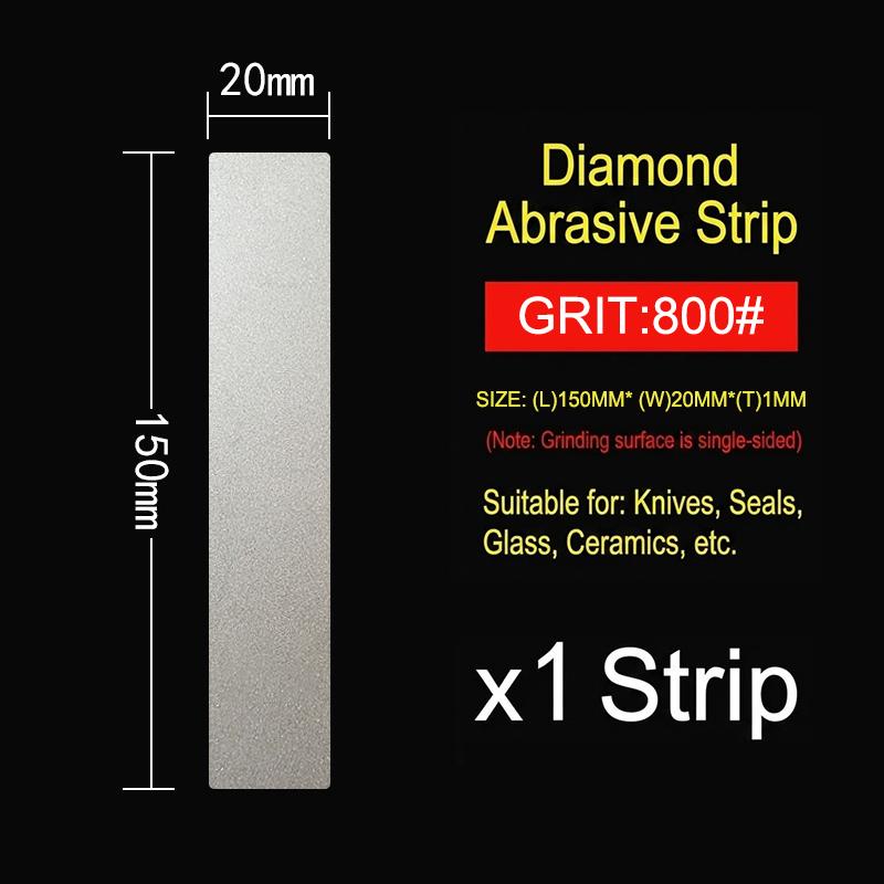 1Pcs 80-3000Grit Diamond Grinding Strip Electroplated 150X20Mm Polishing Disc Abrasive Emery Sharpening Plate