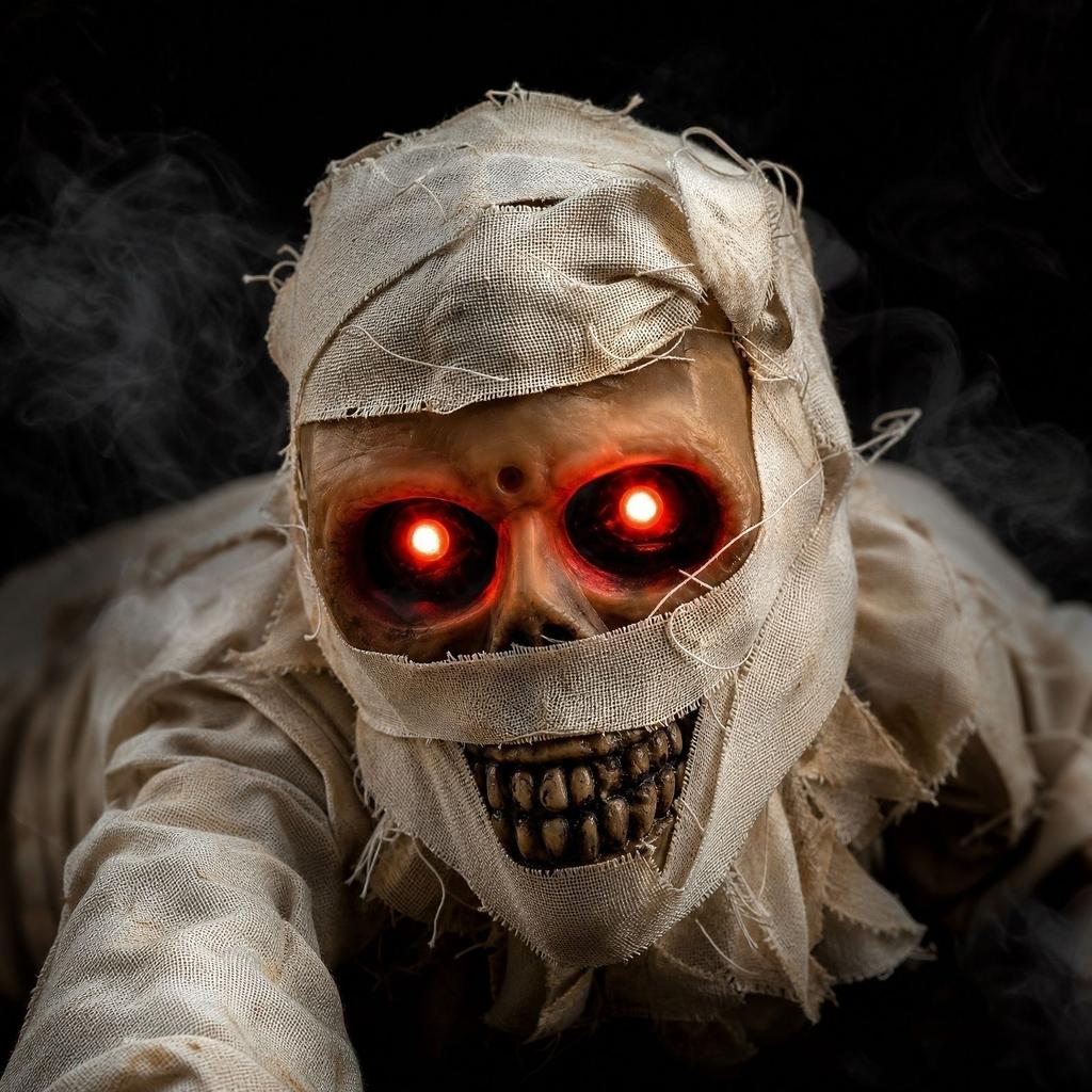 Electric Crawling Skeleton Halloween Decoration Prop with Moving Limbs and Glowing Eyes for Indoor Outdoor Party Haunted House Display