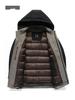 2025 Men's High-End Mid-Length Down Jacket with Detachable Liner - Cold-Proof and Casual for Autumn/Winter
