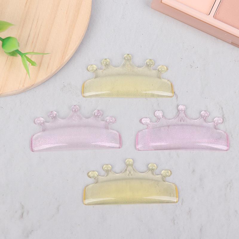 2Pairs Crown Shape Glue Free Silicone Eyelash Perm Rod Lash Lifting Lamination Pad 3D Lashes Extension Curler Accessories Tools