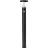 Outdoor Bollard - BRILLIANT - TULIP - LED and Solar - Motion Sensor - Stainless Steel and Plastic - 4 W - Black