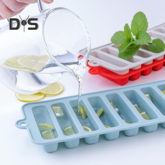 Silicone Chocolate Mold Ice Cube Tray 20ml Capacity Easy Release with Hanging Hole Homemade Crayon Candy Making Tools