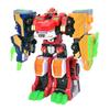 3 IN 1 Mini Force V Rangers Transforming Car To Robot Toys Action Figures Mini Force X Deformation Dinosaur Robot Toy