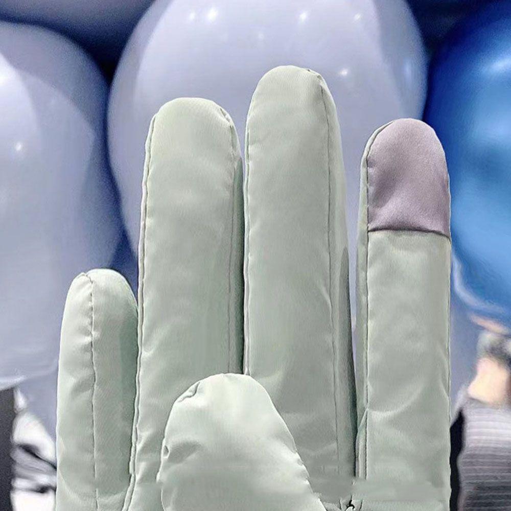 Warm  Gloves Anti-skid Mittens Protective Mittens Cycling Gloves Full Finger Gloves