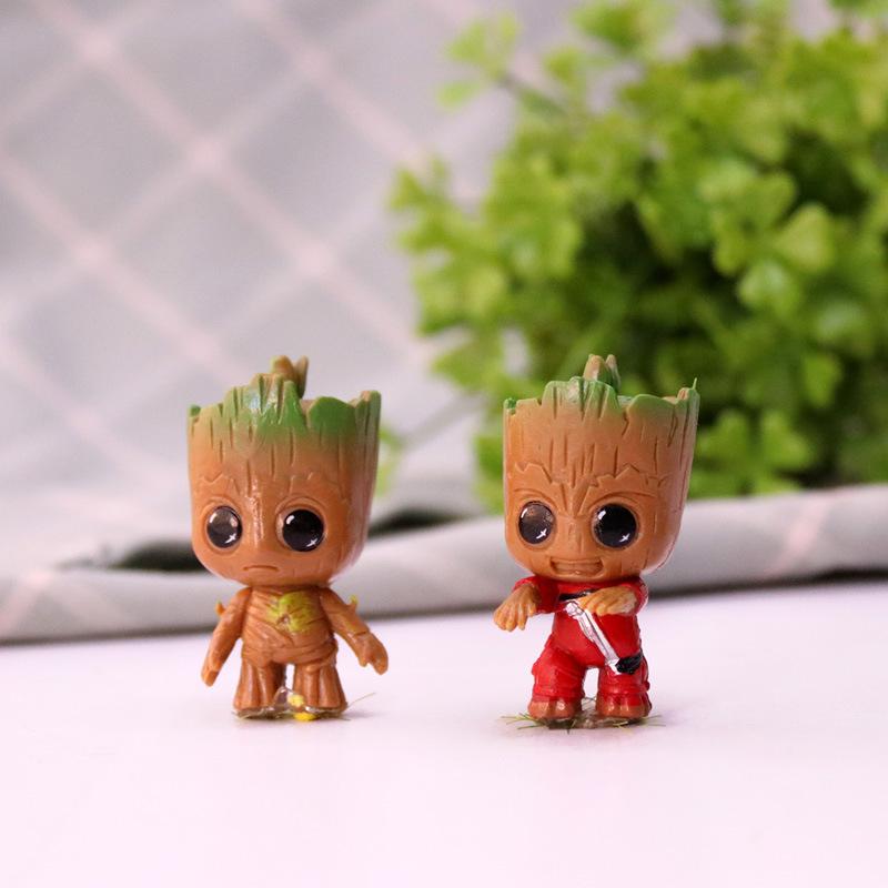 Baby Groot Figurine Flower Pot Bonsai Desktop Decoration