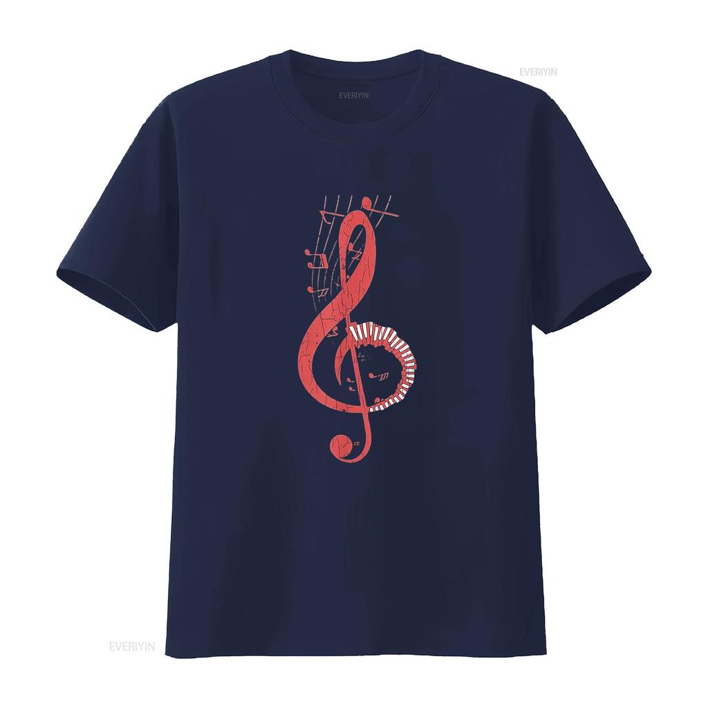 Womens Piano Music Funny Player Musician T Shirt Black Large vintage Washed fashion Top For Everyday Wear designer clothes