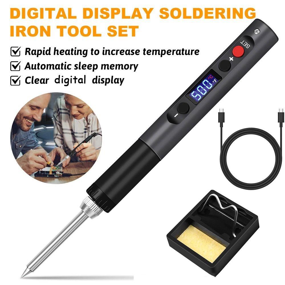 65W Electric Soldering Iron Adjustable Temperature Welding Repair Tools Soldering Iron Kit  DIY