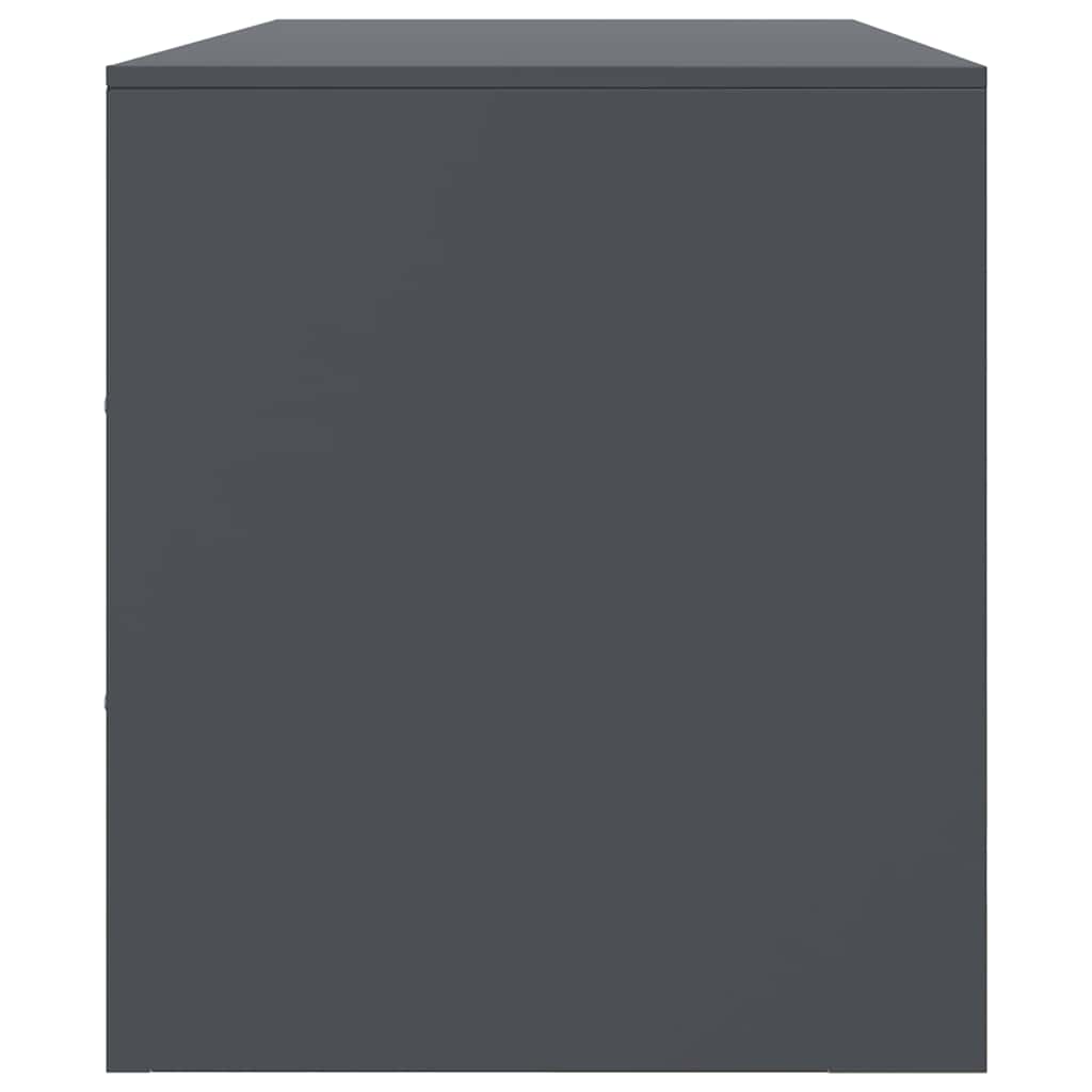 Vidaxl TV Cabinet, Anthracite, 99X39X44 Cm, Steel