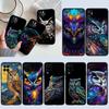 NH14 Cartoon Kunst Eule Neue High-End Hülle Handyhülle für Redmi Note 13 14 Pro+ Plus A3 A3X 13X 13C 13R 14S 14C 14R