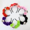 Halloween Decor Skull Head Headband Simulation Flower Gothic Flower Hairband  Cosplay