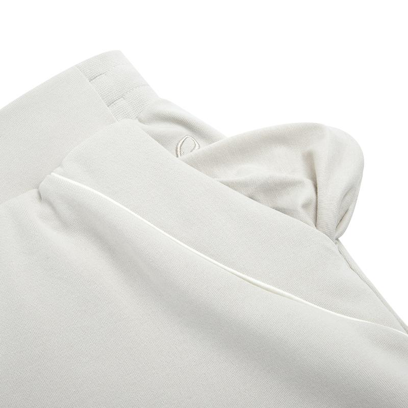 adidas Knitted Sweatpants Women's White Moderate Cuffed Pants HZ3002